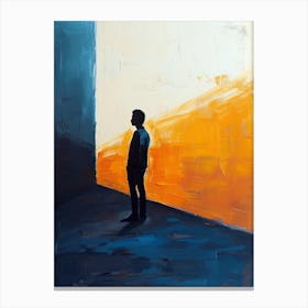 Man Minimalism 1 Canvas Print