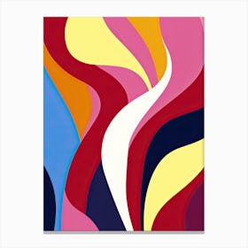 Abstract Painting 2, Inspired by Matisse Canvas Print