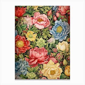 Floral Wallpaper 306 Canvas Print