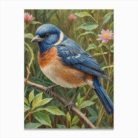 Bluebird Canvas Print