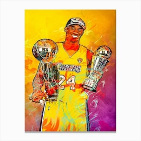 Kobe Bryant La Lakers 5 Canvas Print