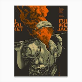Full Metal Jacket Military Art Canvas Print