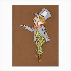Mad Hatter (1915), Alice in Wonderland Canvas Print
