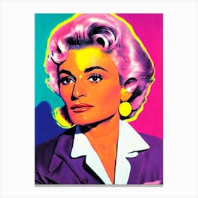 Anne Bancroft Pop Movies Art Movies Canvas Print