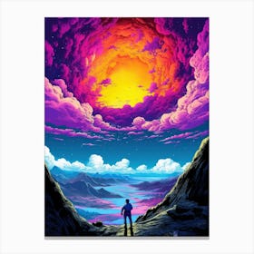 Psychedelic Sky 1 Canvas Print