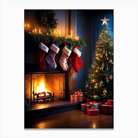 Christmas Stockings 2 Canvas Print