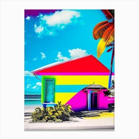 Ilot Gabriel Mauritius Pop Art Photography Tropical Destination Canvas Print