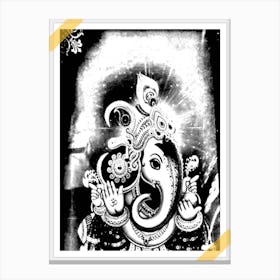 Ganesh By Binod Dawadi 1 Canvas Print