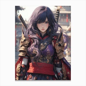 Samurai Girl 6 Canvas Print