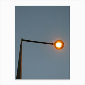 Street Light At Night Canvas Print