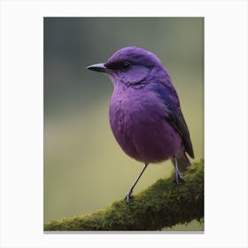 Purple Bird 0 Canvas Print