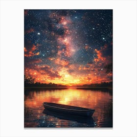 Starry Night Sky 20 Canvas Print