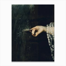 Vintage Moody Hand Canvas Print