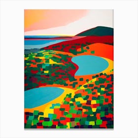 Lençóis Maranhenses National Park 1 Brazil Abstract Colourful Canvas Print