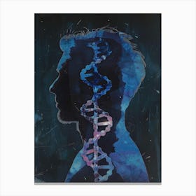 Dna Illustration 1 Canvas Print