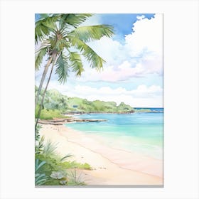 Flamenco Beach, Culebra Puerto Rico 2 Canvas Print