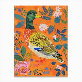 Spring Birds Mallard Duck 2 Canvas Print
