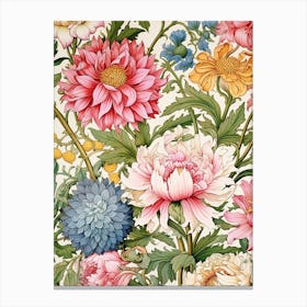 Floral Wallpaper 82 Canvas Print