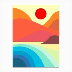 Abstract Landscape Canvas Print