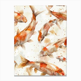 Watercolor Koi 04 Canvas Print