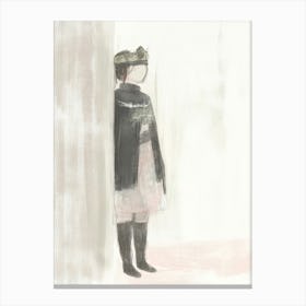 Girl In A Hat 2 Canvas Print