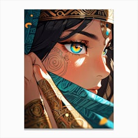 Egyptian Girl Canvas Print