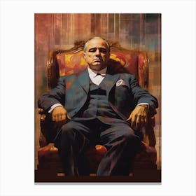 Gangster Art Don Vito Corleone The Godfather 5 Canvas Print