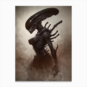 Eclipsed Evolution (Xenomorph Alien) Canvas Print