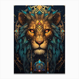 Lion Head 5 Canvas Print