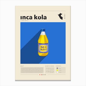Inca Kola Canvas Print