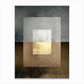 Gold and metal art 2 Canvas Print