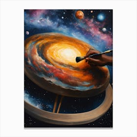 Galaxy Painting Canvas Print