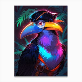 Pirate Bird Canvas Print