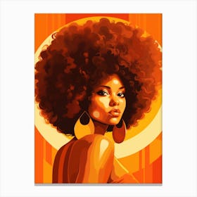 Afro Girl 23 Canvas Print
