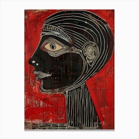 Head Of A Woman 2 Canvas Print