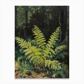 Tassel Fern Painting 1 Canvas Print