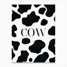 COW Cow Print Canvas Print