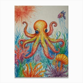 Octopus 59 Canvas Print