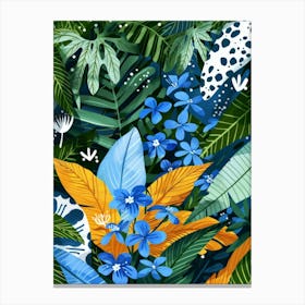 Tropical Background Canvas Print