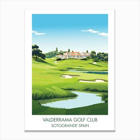 Valderrama Golf Club   Sotogrande Spain 2 Canvas Print