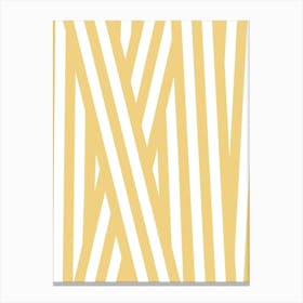 Ribbon Yellow Canvas Print