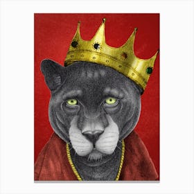 The King Panther Canvas Print