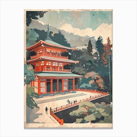 Tsurugaoka Hachimangu Shrine Mid Century Modern 1 Canvas Print