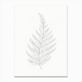 Fern Leaf 1 Canvas Print