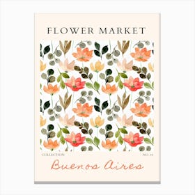 Flower Market 23 Canvas Print