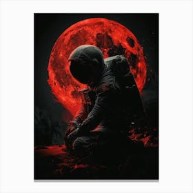 Red Moon 1 Canvas Print