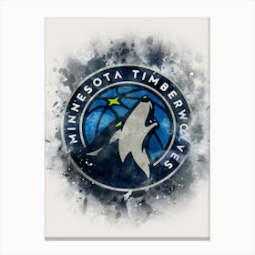 Minnesota Timberwolves 3 Canvas Print