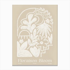 Floraison B Canvas Print