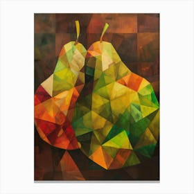 Two Pears 11 Canvas Print