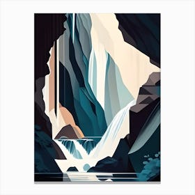 Cavernwaterfalls Canvas Print